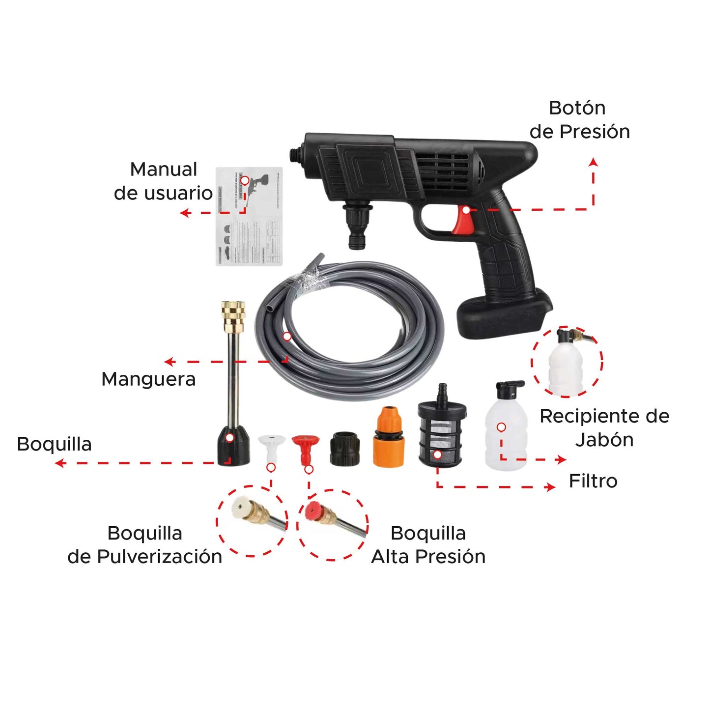 ⚡HydroFlex 48- Hidrolavadora Portátil Con Frete Grátis